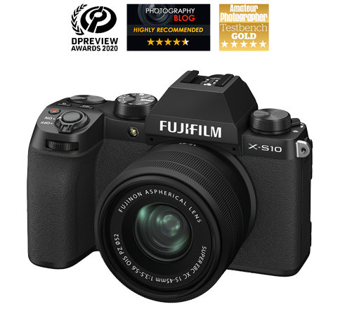 Fujifilm X-S10 with XC15-45mm Lens